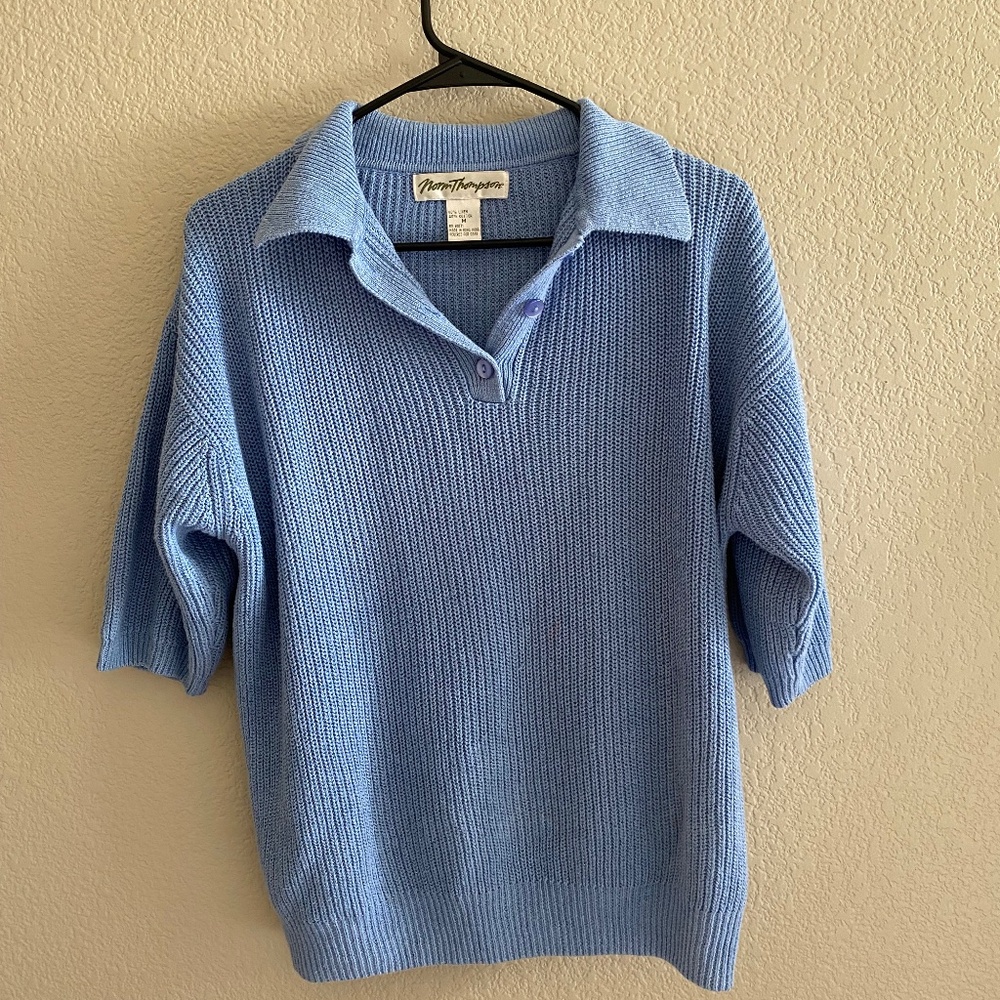 Linen/Cotton blend top